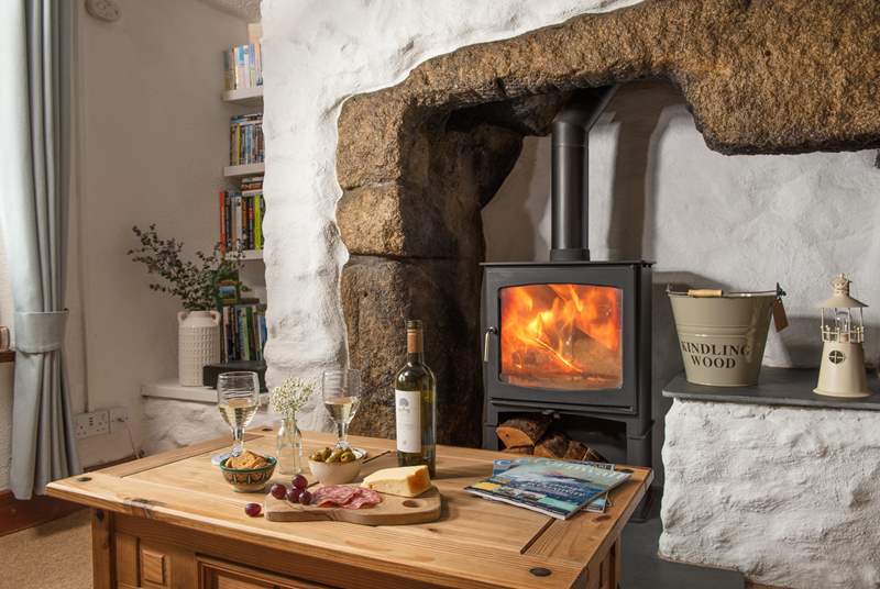 Light the wood-burner for cosy nights in.