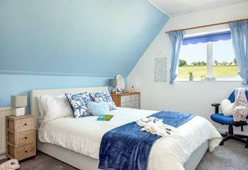 Calming shades of blue in bedroom 3