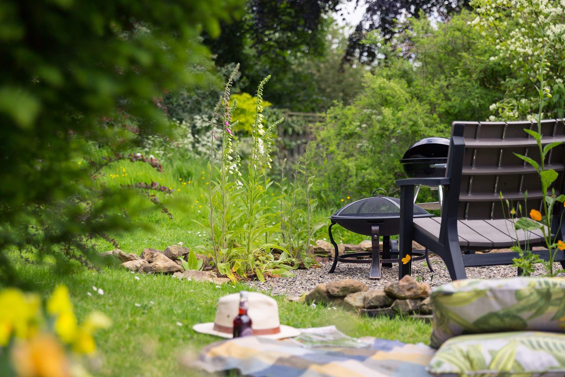 Why not make use of the fire-pit in the cooler evenings?