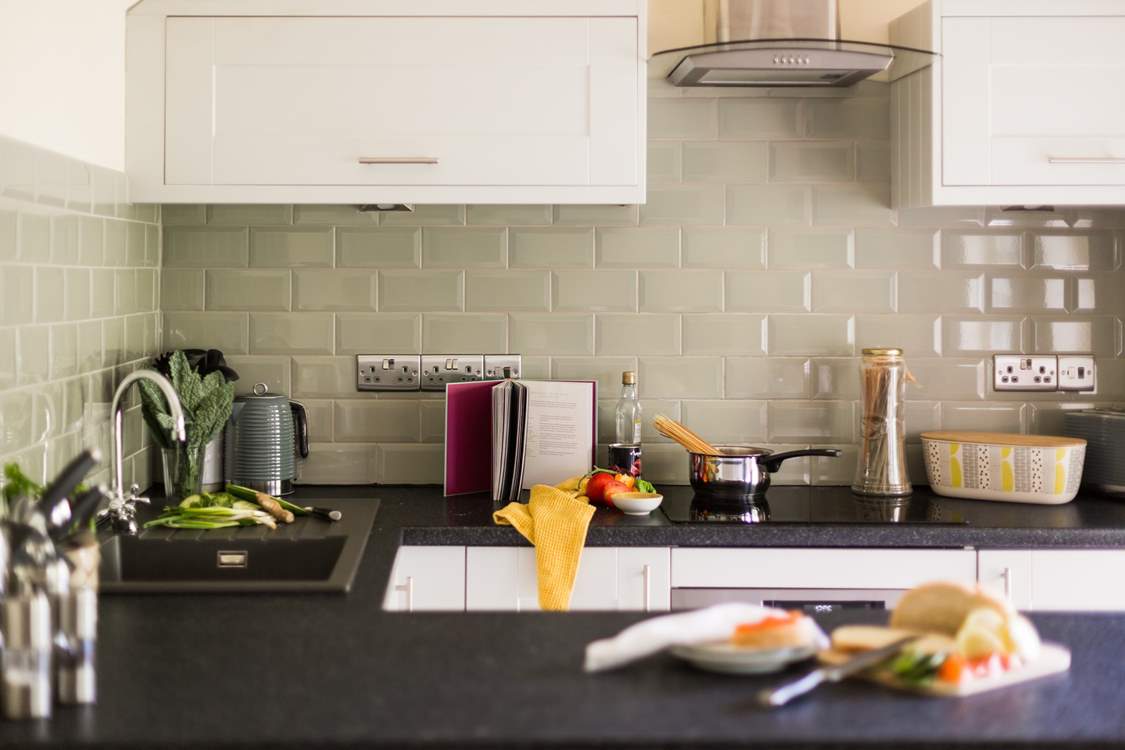 The kitchen is a great place to cook up a treat with all the local produce.