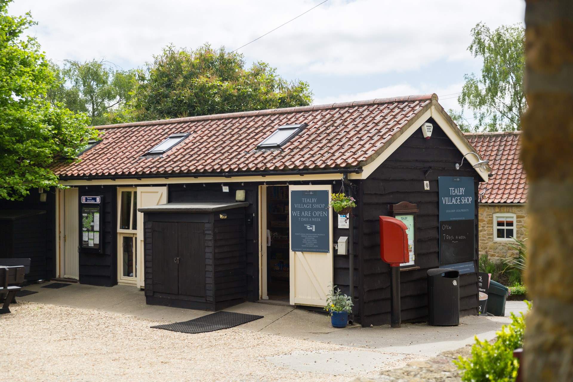 The village shop at the end of the road.