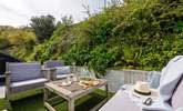 The secluded terrace at the back of Lynher House perfect for morning coffee and evening sundowners. - Thumbnail Image