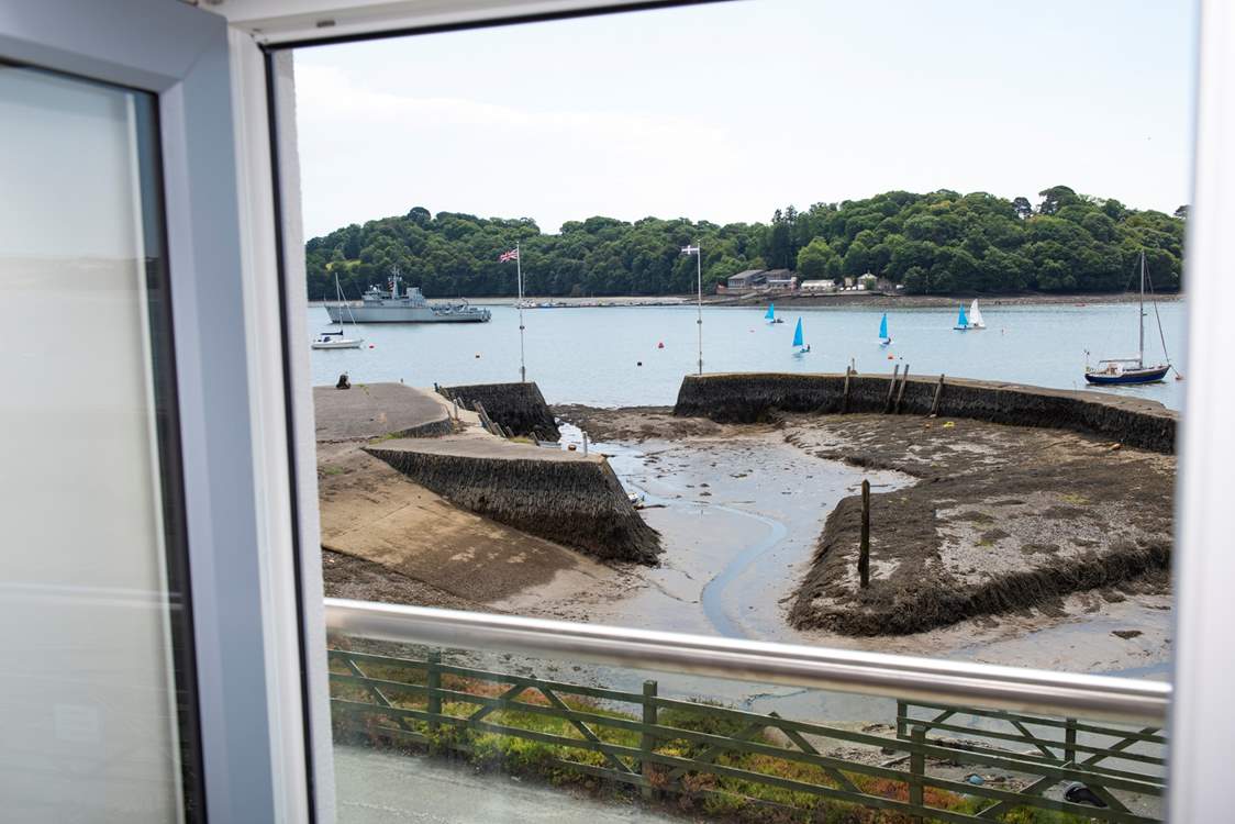 Open up the windows and soak in that view.