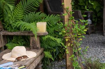 A shady space to relax in.