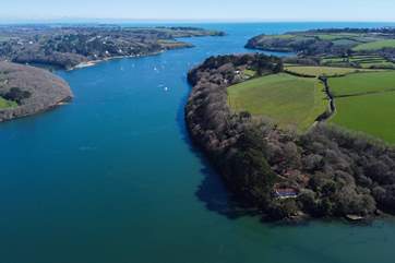 Bosvean is close by to Frenchman's Creek, a fabulous place to spend time.