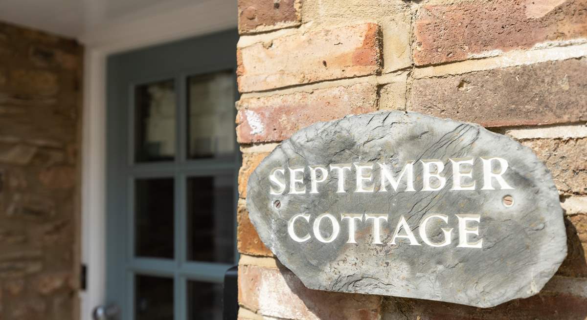 Welcome to September Cottage.