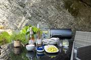 Al fresco dining, the perfect holiday pastime.