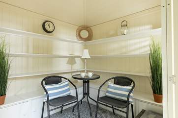 Spend a quiet moment in the sun-room.
