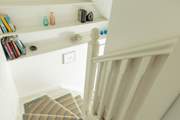 The staircase to the first floor is typical of traditional Cornish cottages, steep and turning so please take care.