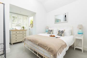 The bedrooms are beautifully furnished.