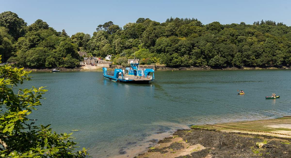 Explore further afield and take the King Harry ferry over the river Fal.