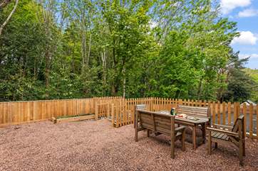 Enjoy listening to birdsong from your raised patio area.