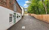 Take your morning coffee, evening aperitif and everything in between across the courtyard and up the steps to the lovely terrace. - Thumbnail Image