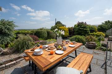 In the evenings gather together on the terrace, pour everyone a glass of something sparkly, and sit back and relax.