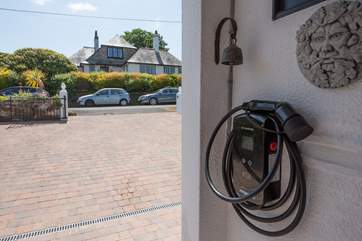 There is an EV charging point too.