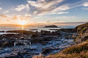 Catch a sunset at Godrevy.