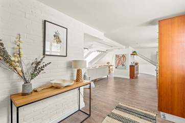 What a welcoming sight as you walk into Lofty Heights from the top floor landing.