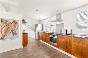 A huge kitchen to whip up a feast in.
