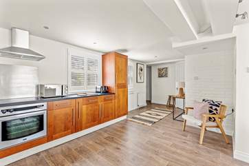 Huge kitchen space.