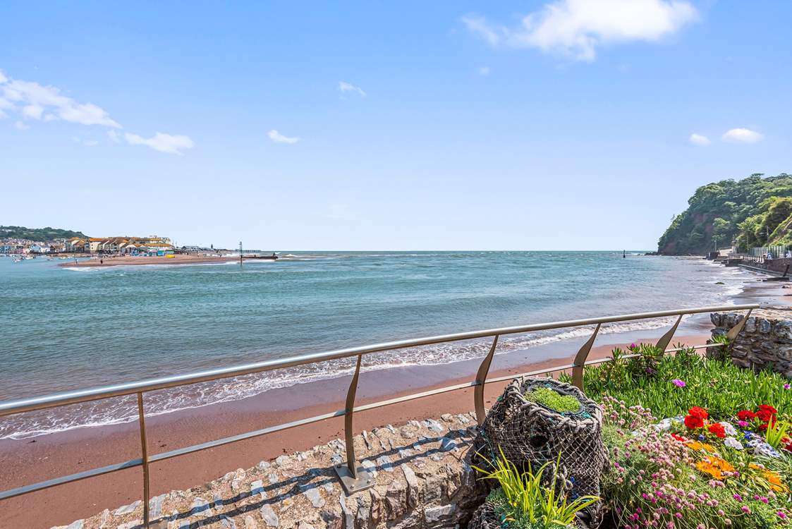 Just across the road from Lofty Heights, you have this glorious beach.