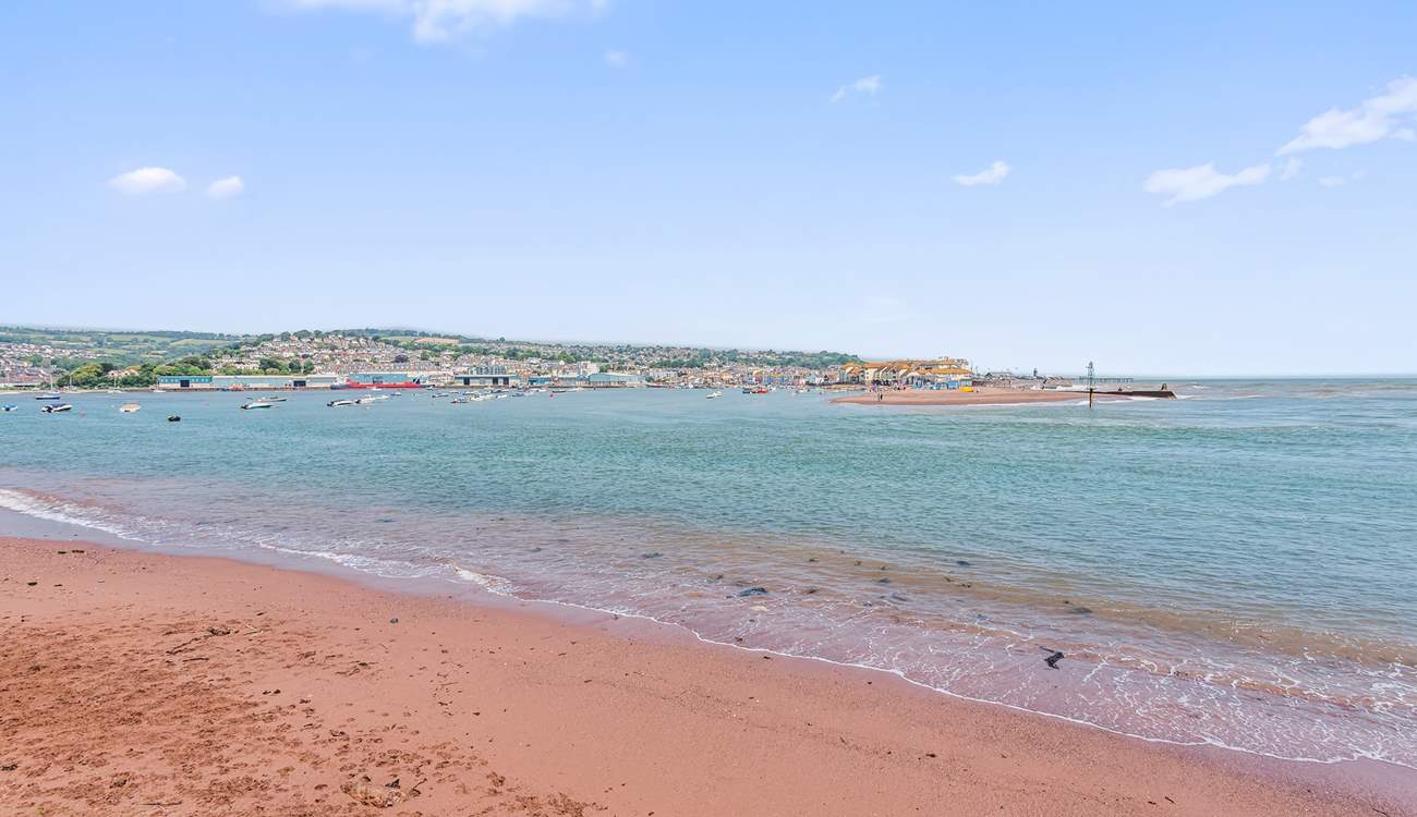 Endless days of sandcastle building await. However, if you fancy a trip over to Teignmouth, you can catch the foot ferry directly from the beach.