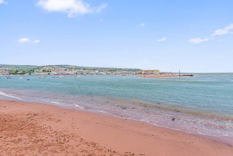 Endless days of sandcastle building await. However, if you fancy a trip over to Teignmouth, you can catch the foot ferry directly from the beach.