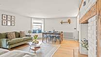 The rather inviting living space. Perfect for unwinding in following a day of fun and adventure.