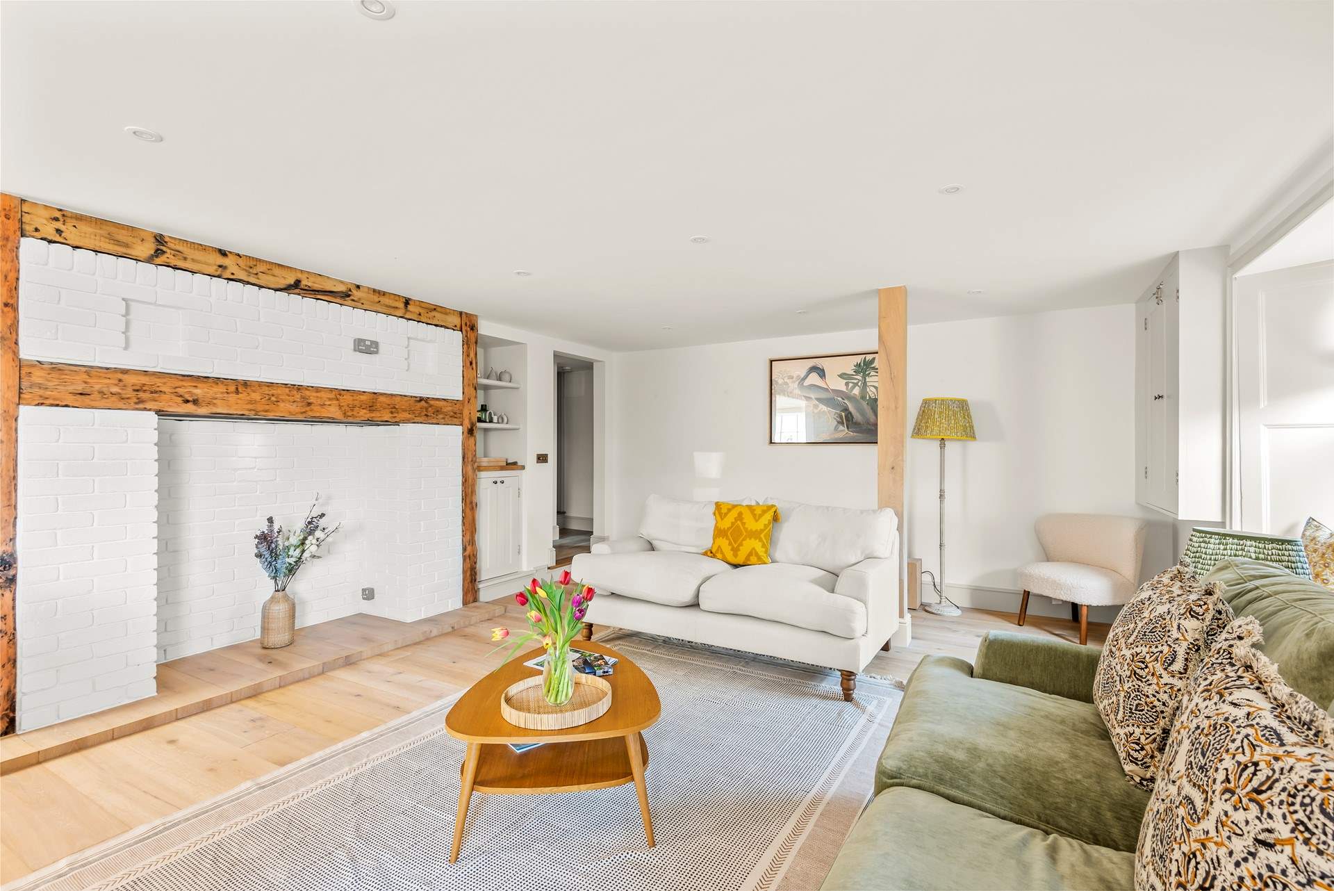 The new large Smart TV will be mounted and ready for your arrival.