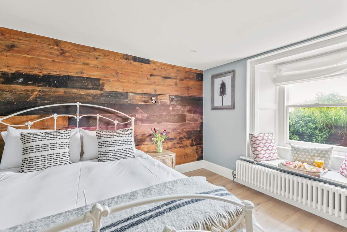 Bedroom one is home to this fabulous king-size bed.