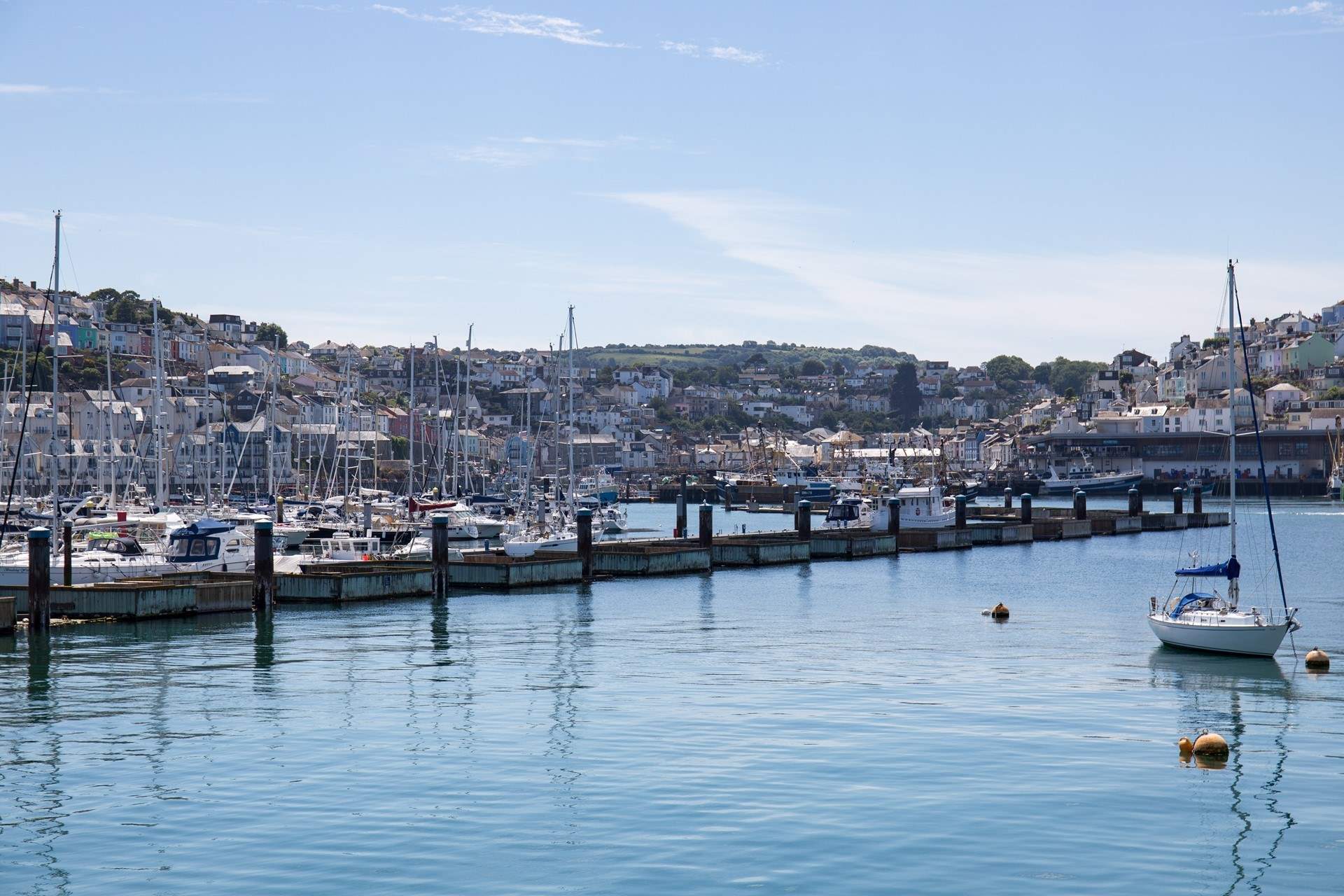 The beautiful fishing harbour of Brixham is only a short car journey away. A great day out for all the family.