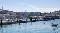 The beautiful fishing harbour of Brixham is only a short car journey away. A great day out for all the family.