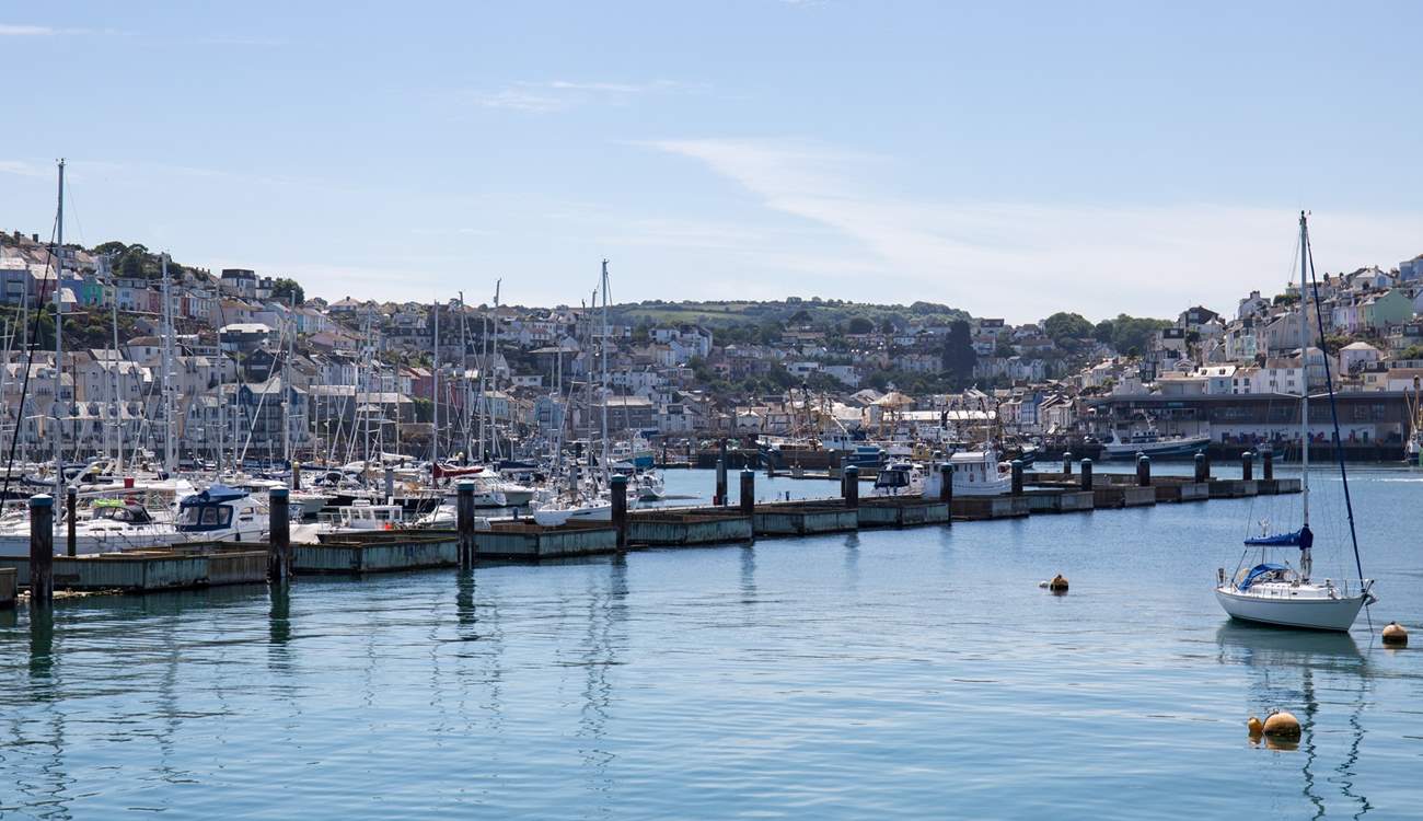 The beautiful fishing harbour of Brixham is only a short car journey away. A great day out for all the family.