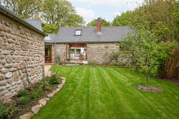 The garden is gorgeous and so well maintained. Garden furniture for four will be in place for your stay.