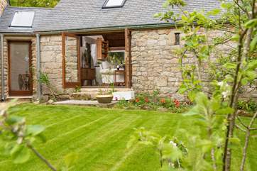 The luscious lawn is a private and safe space for you and your loved ones to enjoy