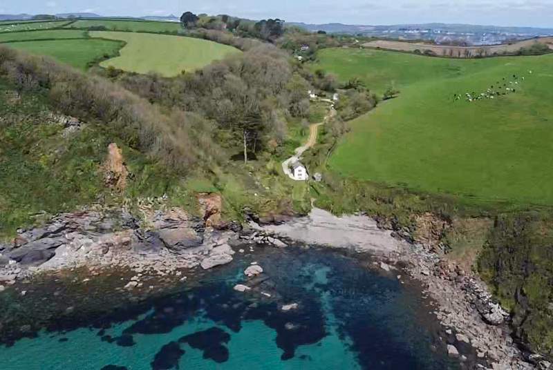 Hallane Mill is found down a narrow country lane, in peaceful seclusion overlooking the beach. 