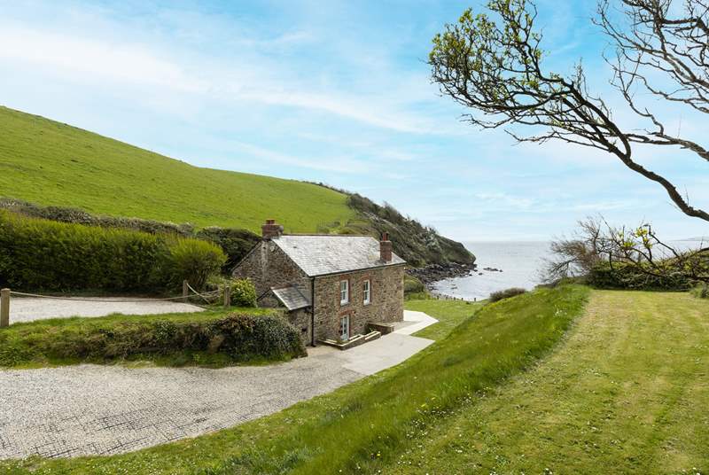 Hallane Mill is a stunning retreat where the beach is at the bottom of the garden!