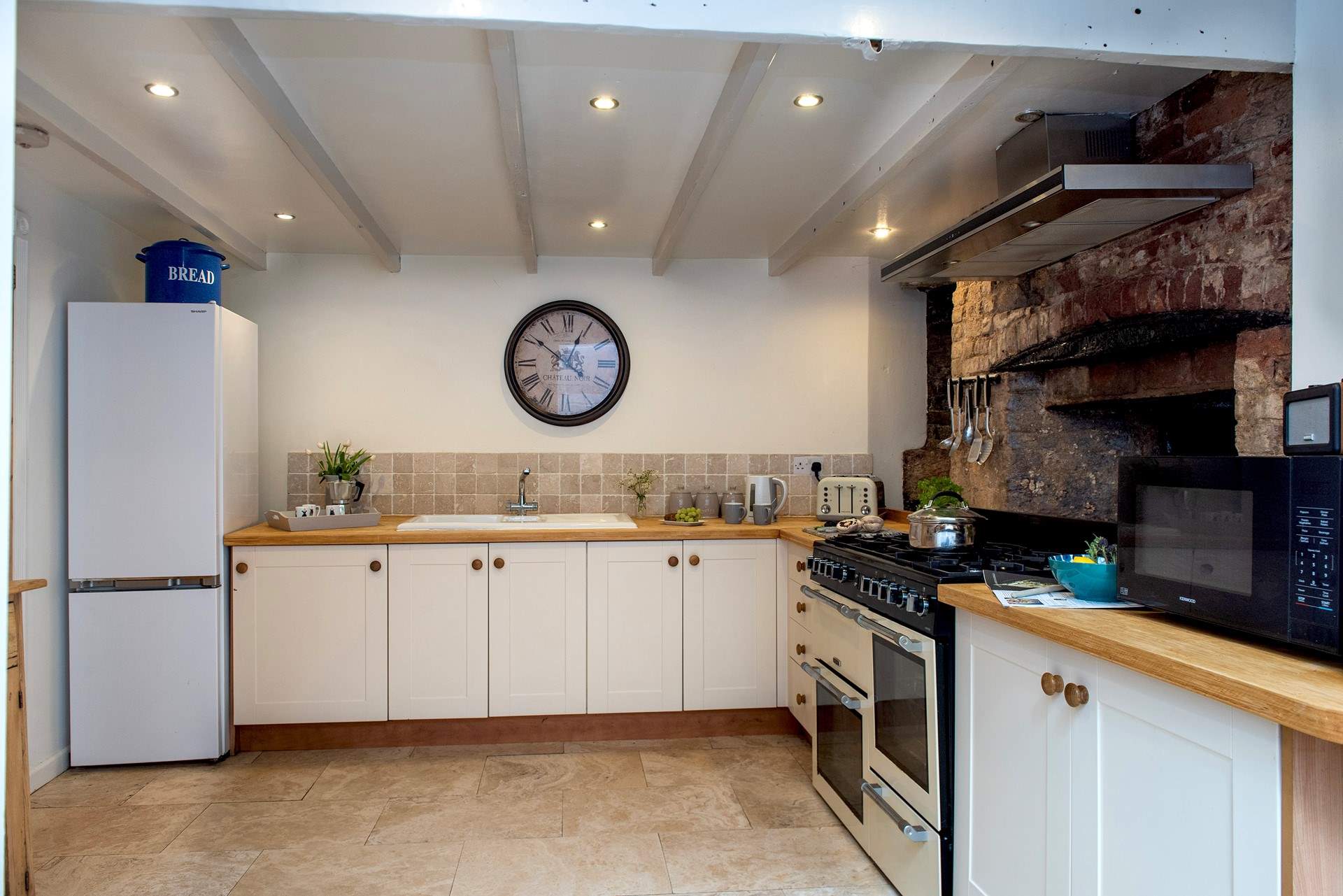 Cook up your holiday feasts in the cottage kitchen.