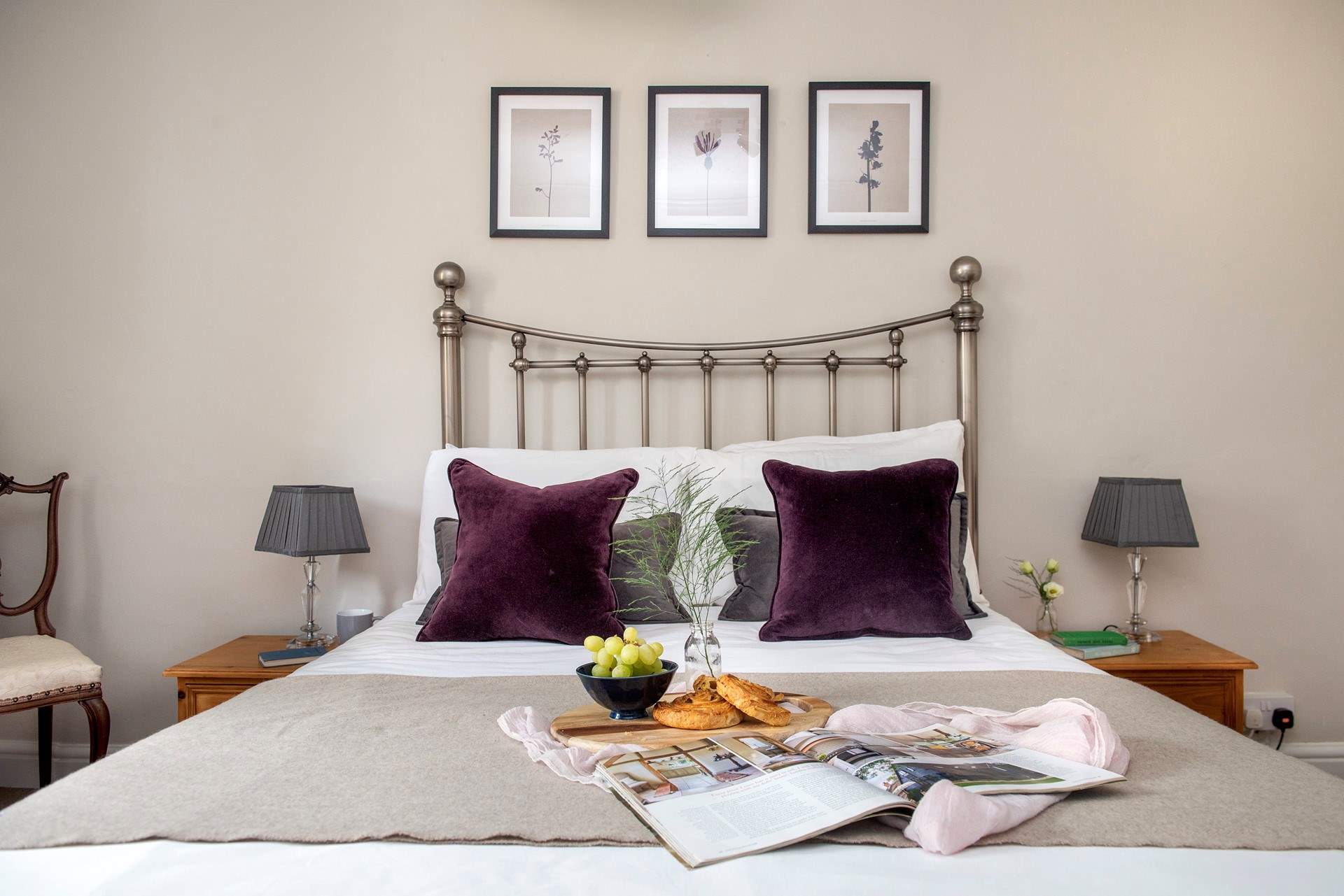 The styling throughout perfectly complements the house.