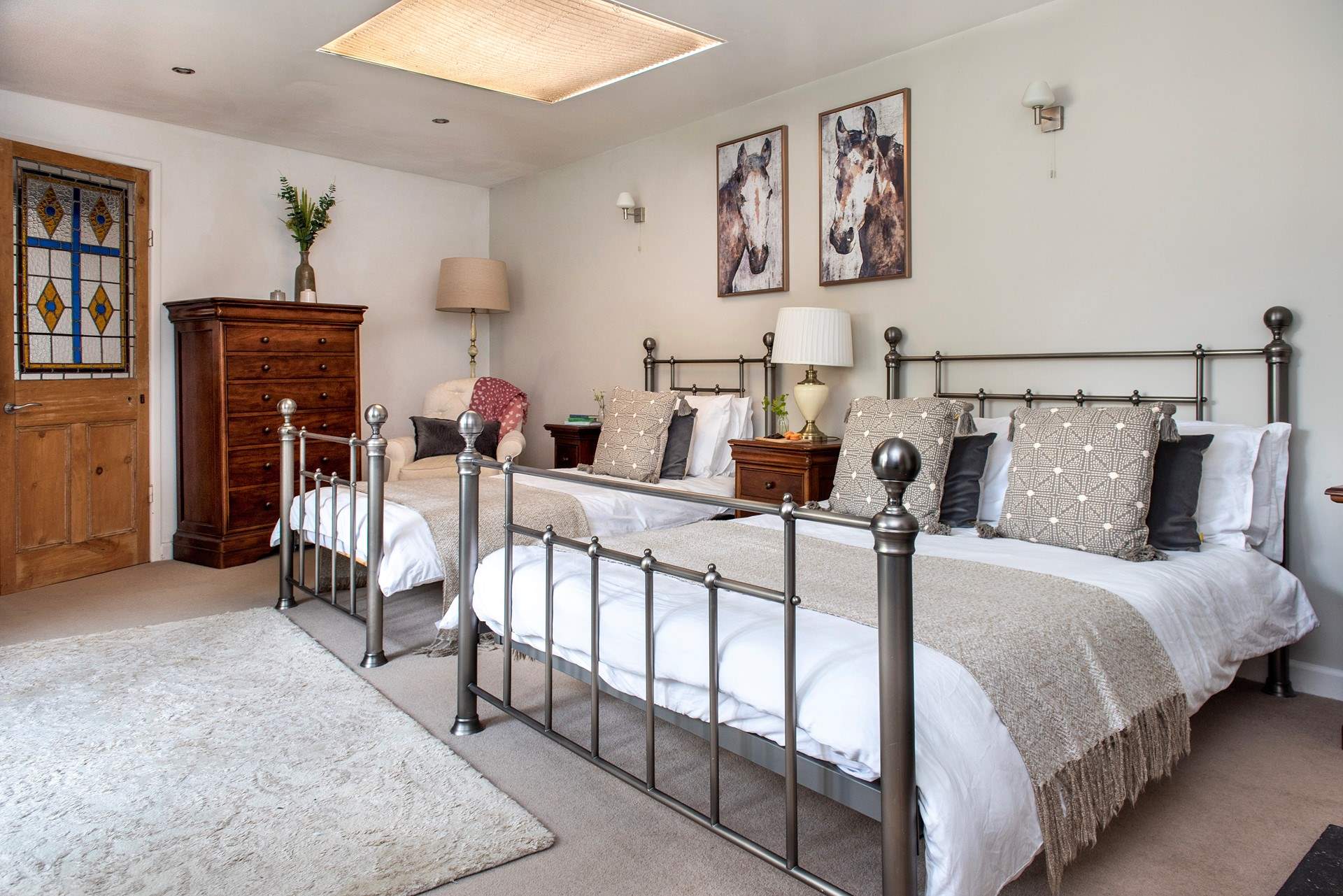 It's a wonderfully spacious room.