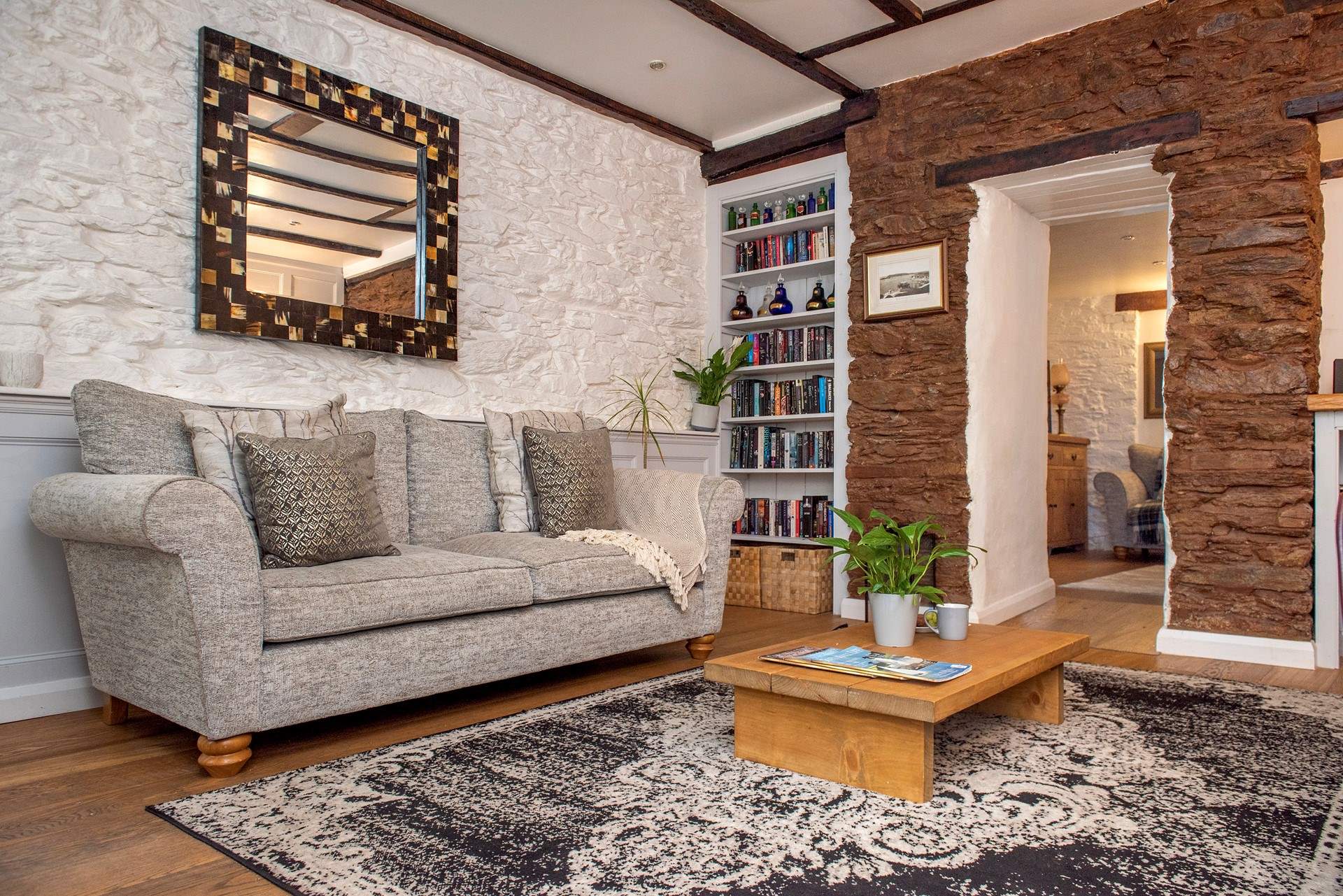 The main sitting-area sits at the front of the house.