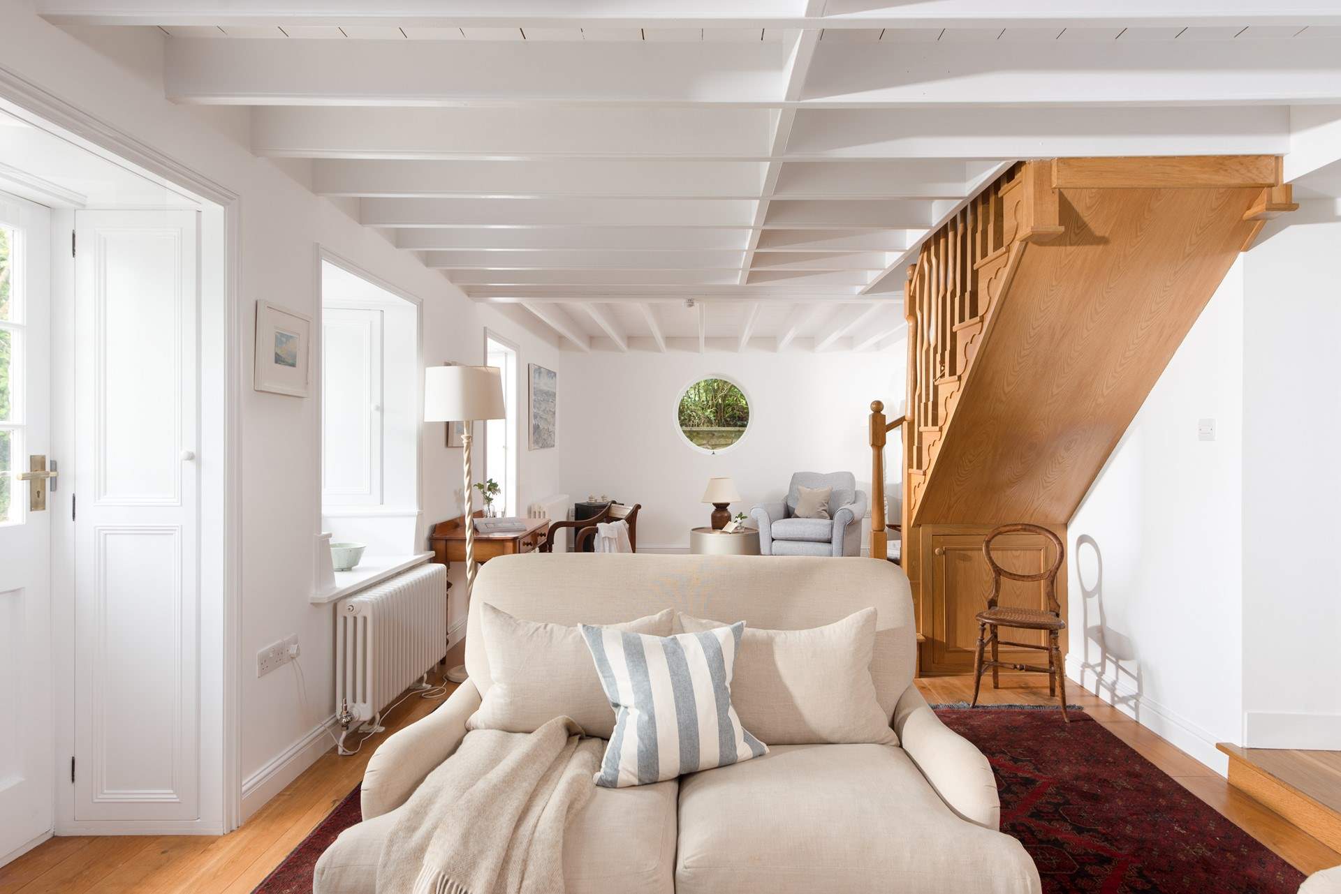 Lots of spots to sit back and relax.