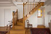 Please bring along a pair of non slip socks or even better a pair of slippers as the polished oak stairs can be slippy.