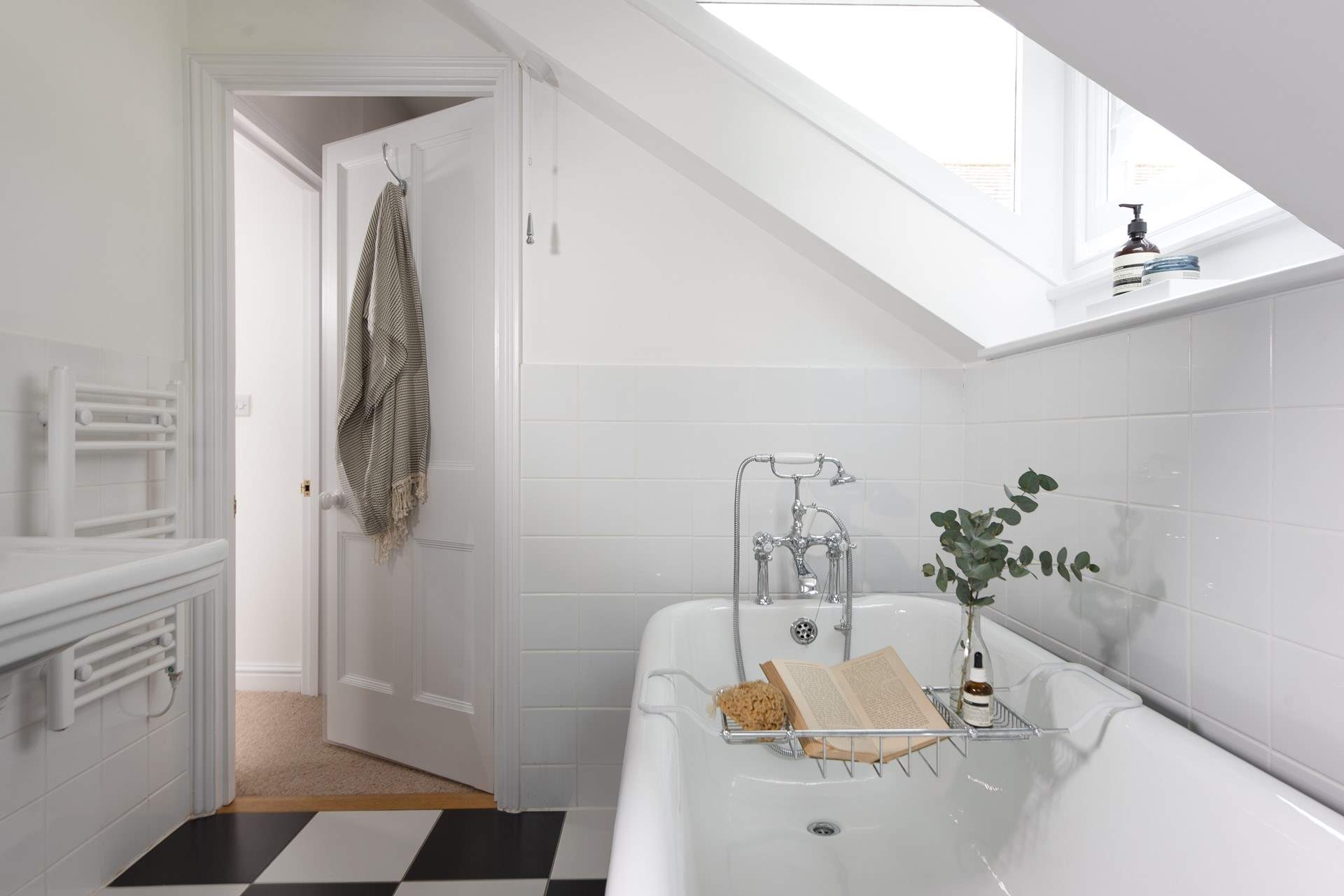 Spend an hour enjoying a leisurely soak.