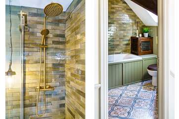 Shower or bath you choose in the family bathroom. Luxurious Bramley toiletries are kindly provided.