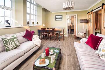 Sink into the sumptuous sofas and relax.