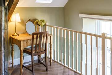 A little holiday pampering in the gorgeous mezzanine bedroom.