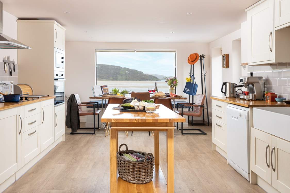 A great sized kitchen with loads of room for everyone