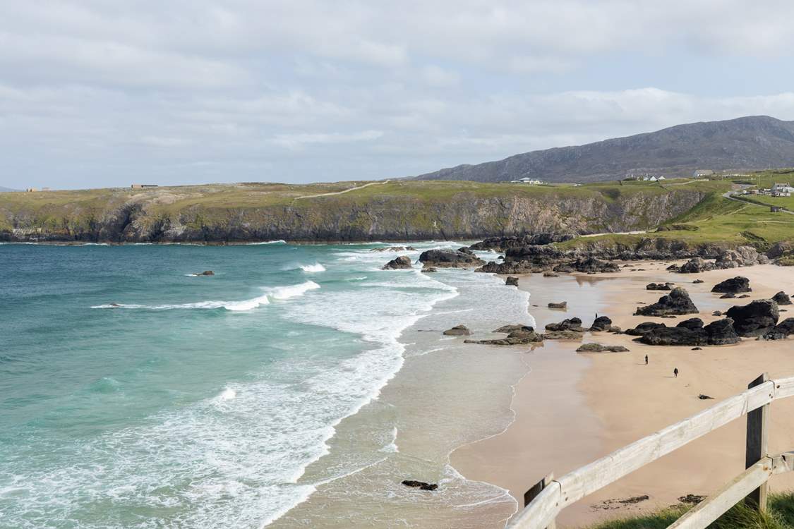 Take a visit to the nearby Sango Bay with its turquoise sea.