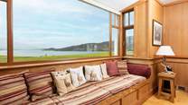 One of two window seats with fantastic views.