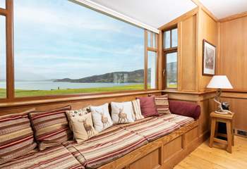 One of two window seats with fantastic views.